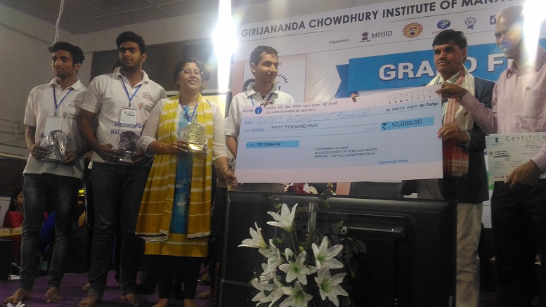 2nd runners up- Detect & Direct, Dronacharya College of Engineering, Gurgaon