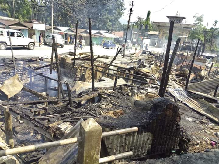 Fire gutts Dadgiri Bazar in Chirang | Assam Times