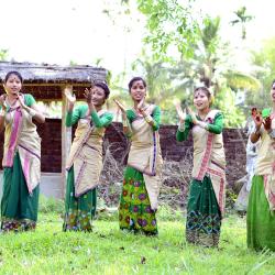 Bihu dance in Demow. Photo: UB Photos