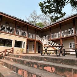 The hillside perch of Manas National park. Mathanguri.