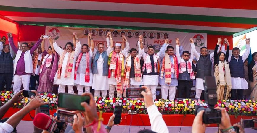 Gaurav Gogoi launches sharp attack on Assam BJP govt at massive Rangia rally