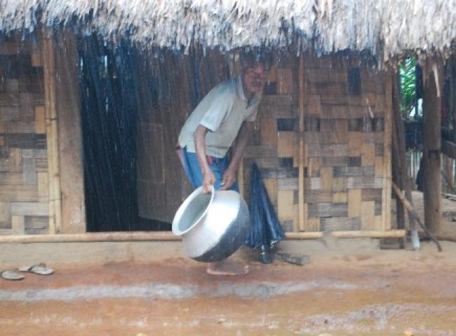  North-East facing Rain deficit