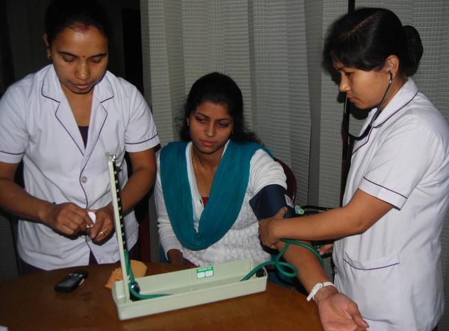  Health camp for scribes concludes in GNRC hospital on December 28, 2012