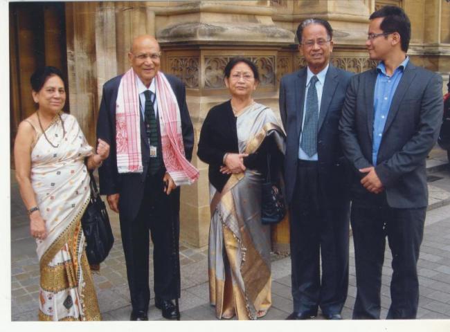 CM of Assam: Tarun Gogoi visit to Nehru Centre & Lord Swraj Paul on 26th June, 2013, London