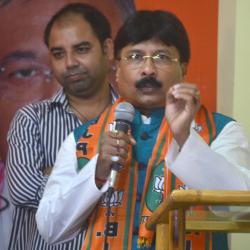 Former AGP Minister Jagadish Bhuyan jojns BJP