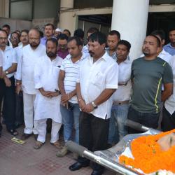AGP leaders paying last respect to Prabin Gogoi