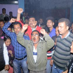 KMSS activist celebrating. Pix by UB Photos