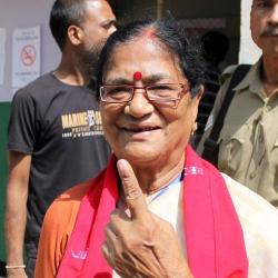 Bijoya Chakraborty votes 