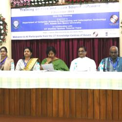 Dignitaries at the first Free / Libre Open Source Software training