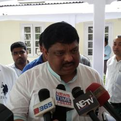 Rockybul Hussein at Kokrajhar on Sunday