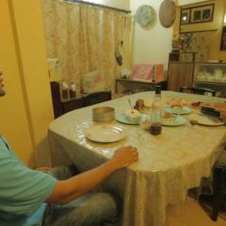 Upamanyu Boruwa and Biju Phukan in a scene from 'Grief on a Sunday Morning'