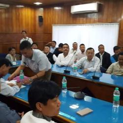 Arunachal Pradesh Congress Legslative Party meeting in Itanagar. Photo: Ravi Kumar