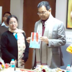 Paban Singh Ghatowar at JNU Special center for Sanskrit Studies at 10 AM on 18th January 2013