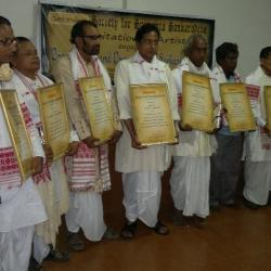 Felicitation of Artists working to preserve and promote Sankari culture