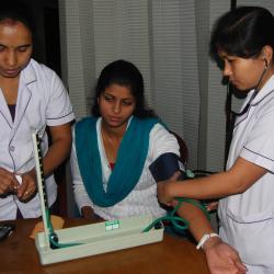  Health camp for scribes concludes in GNRC hospital on December 28, 2012
