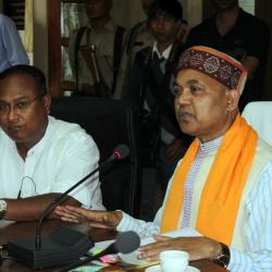 Ghatowar reviews DoNER project in Dima Hasao