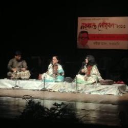 Sunita Bhuyan performing at Rabindra Bhawan