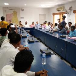 A peace meeting held at Kokrajhar DC office on Friday 