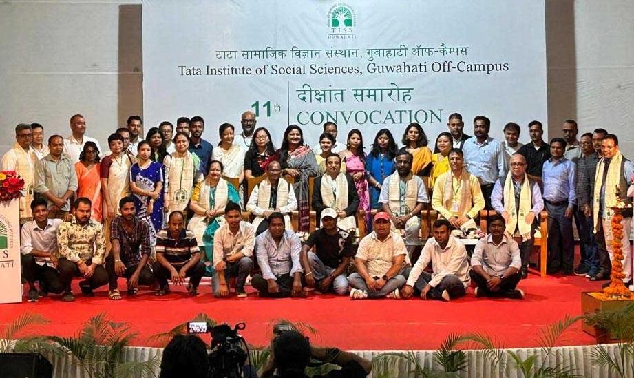 TISS Guwahati Hosts 11th Convocation, Emphasizing Leadership and Social Impact