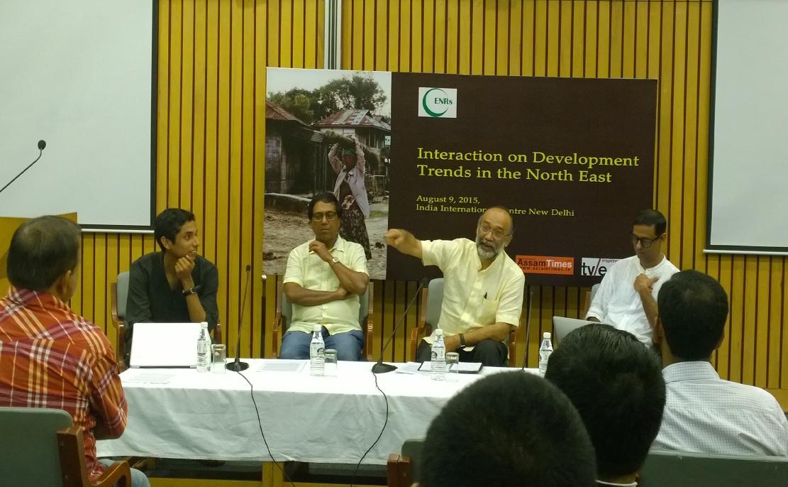 Interaction on development trends in North East held in Delhi on August 9