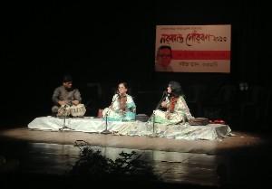 Sunita Bhuyan performing at Rabindra Bhawan