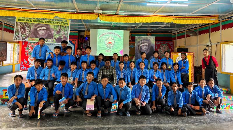 Aaranyak Launches Hoolock Gibbon Conservation Education Program in Arunachal Pradesh