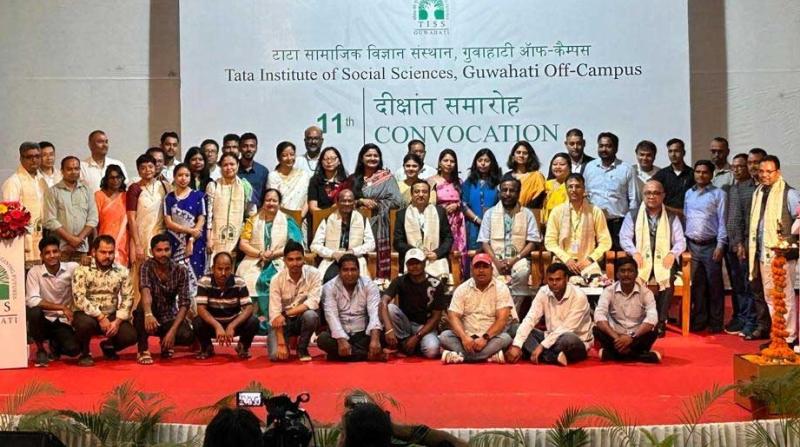 TISS Guwahati Hosts 11th Convocation, Emphasizing Leadership and Social Impact