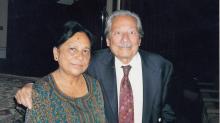 File Photo: Rini Kakati with Saeed Jaffery at Brent Indian Association, Wembley, London