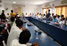 A peace meeting held at Kokrajhar DC office on Friday 
