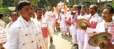 Cultural rally at Barpujia Garali 
