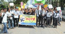 Students take 'one vote one voice' chant