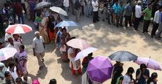 Voting heads for huge turn out