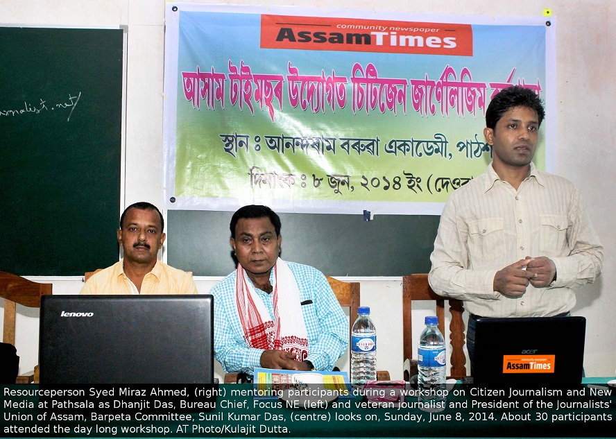 Workshop on citizen journalism 
