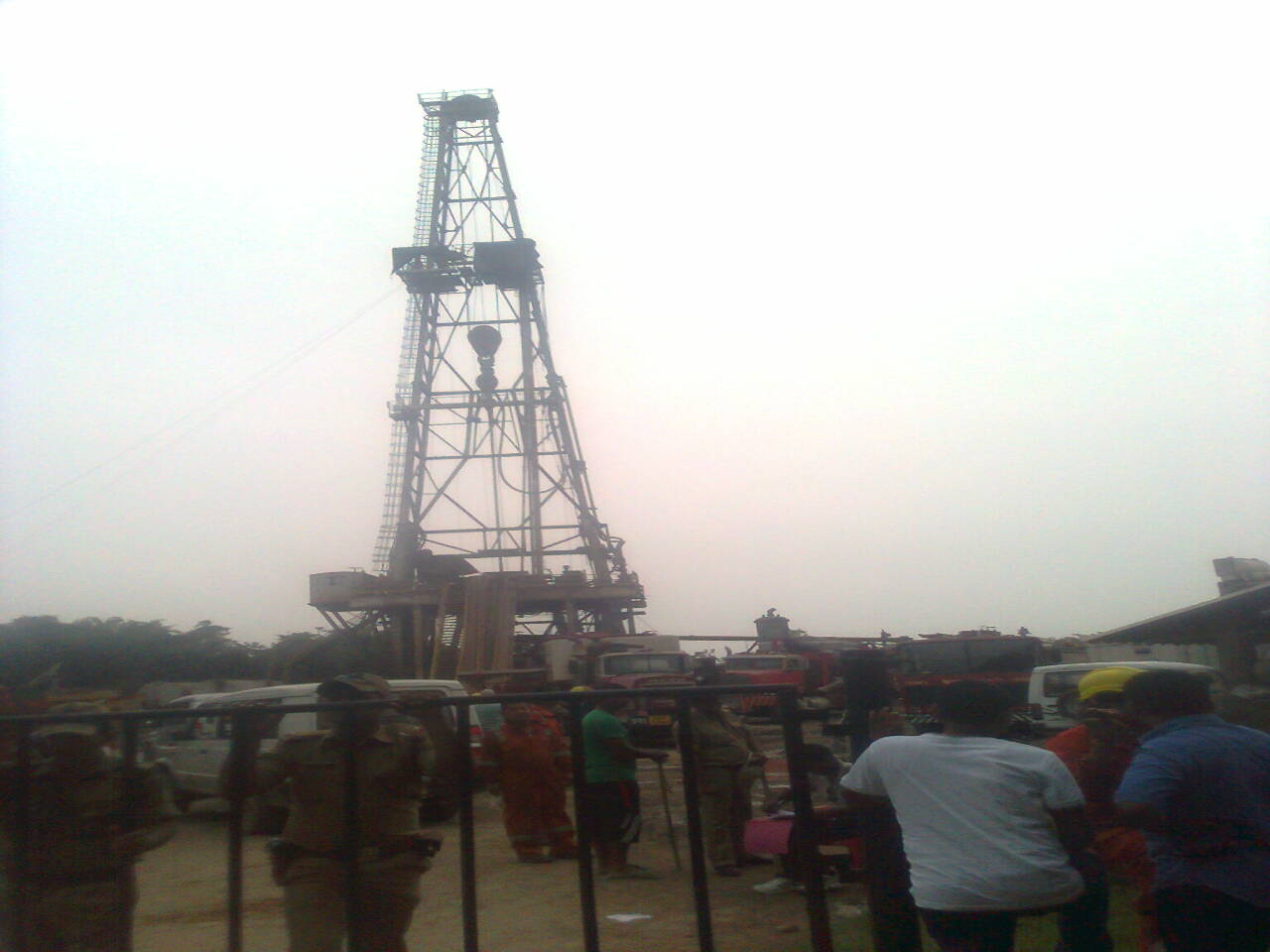 Gas leakage at ONGC Galekey