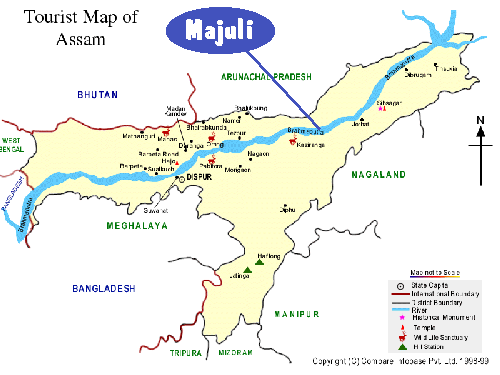 Majuli reeling under flood