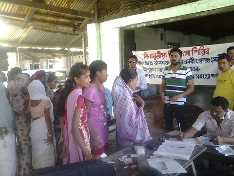 Health camp at Bokakhat