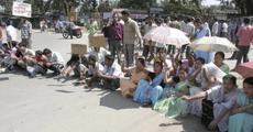 Protest rally at Duliajan