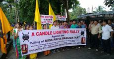Candle light rally 