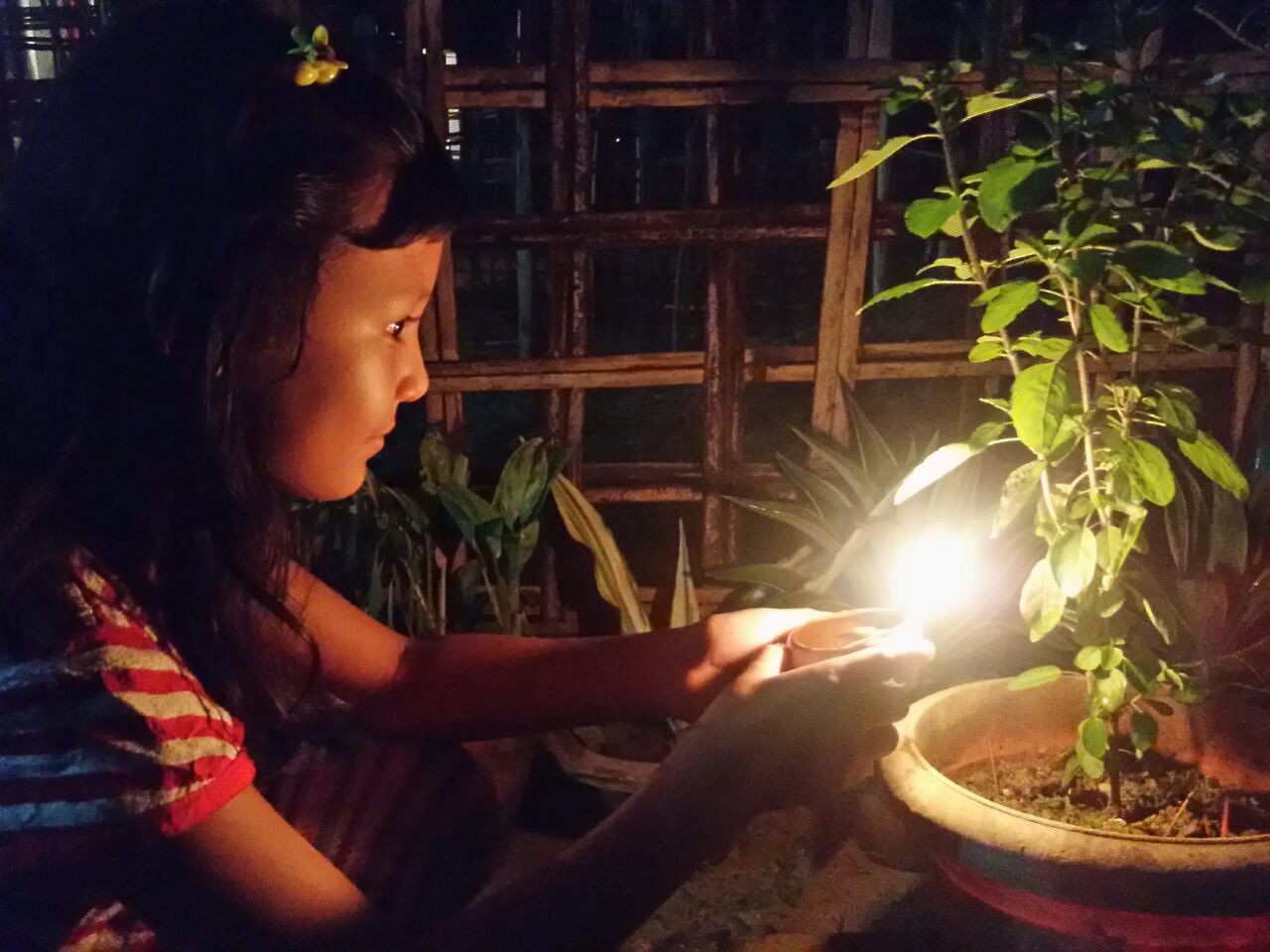 Kati Bihu dazzles with earthen lamps 