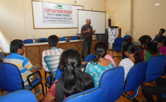 Tourist guide training at Jorhat