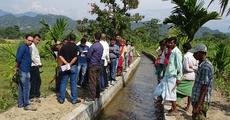 Traditional irrigation in Indo-Bhutan border 