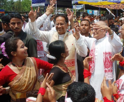 Colourful Bihu: Rongghar premises saw a mini Assam