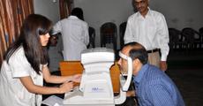 Eye check-up camp concludes in press club