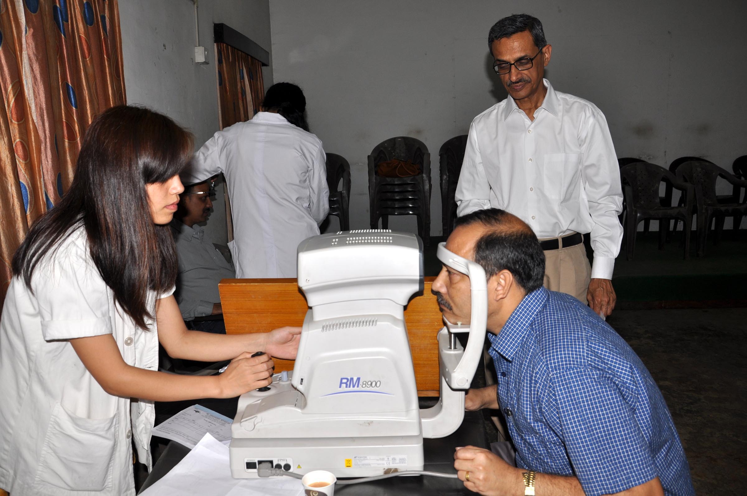 Eye check-up camp concludes in press club