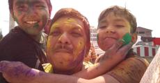In grip of holi festivities
