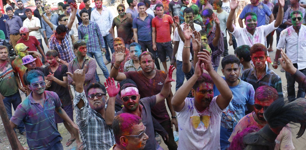 Sea of humanity in Barpeta