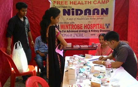 Health check up camp at Guwahati