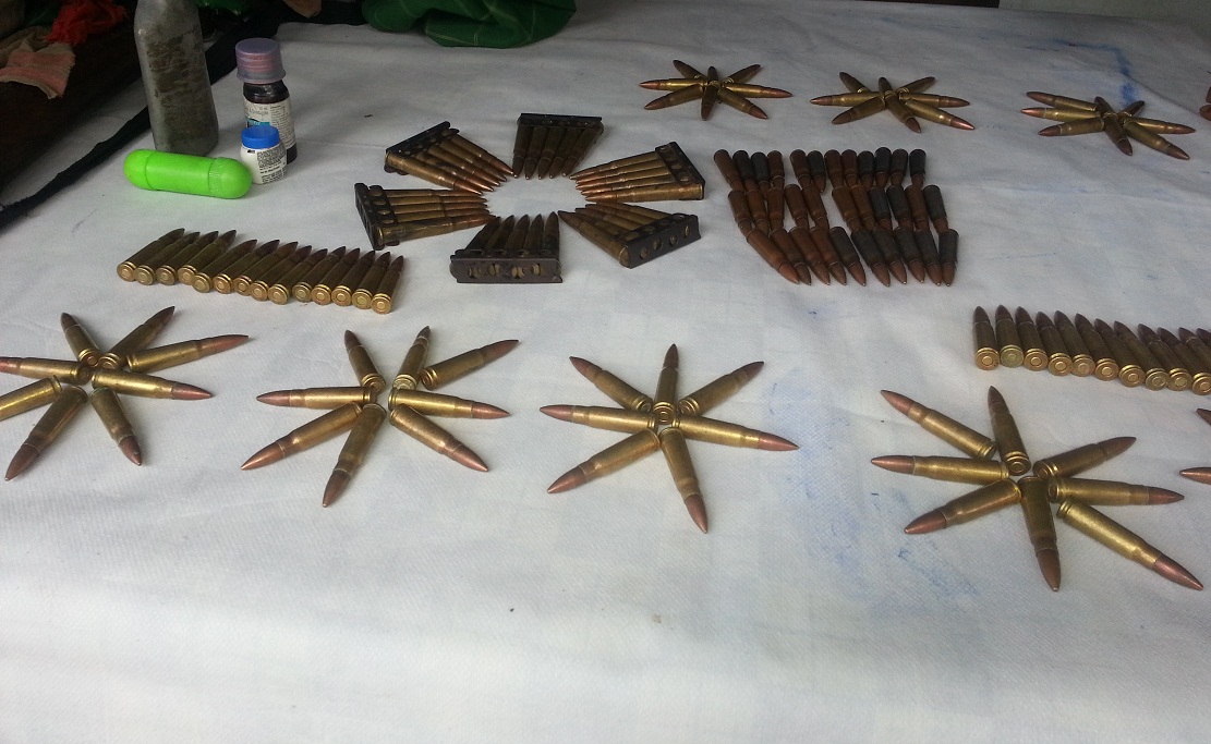 Arms-ammunitions recovered