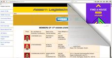 Assembly website promotes Reliance, Walmart! 