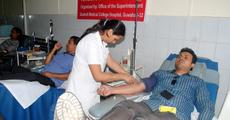 Blood donation camp begins at GMCH